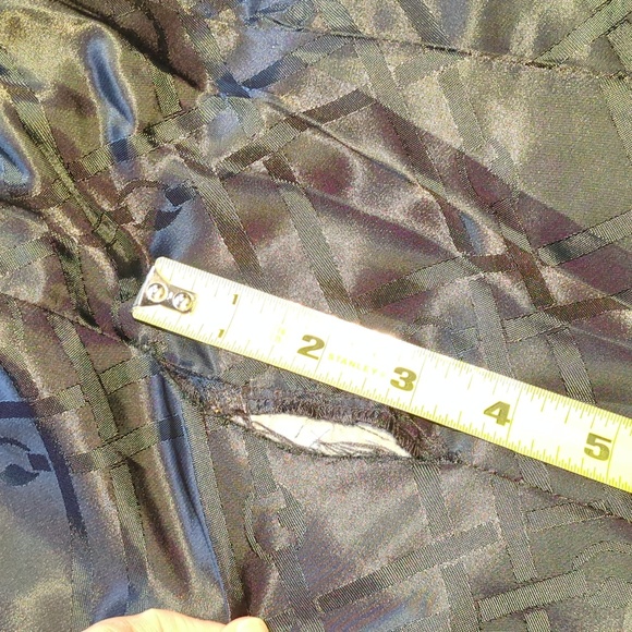 Jones New York Embroidered black leather jacket size medium - Picture 14 of 15